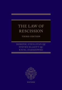 The Law of Rescission Third Edition – Temple Publications