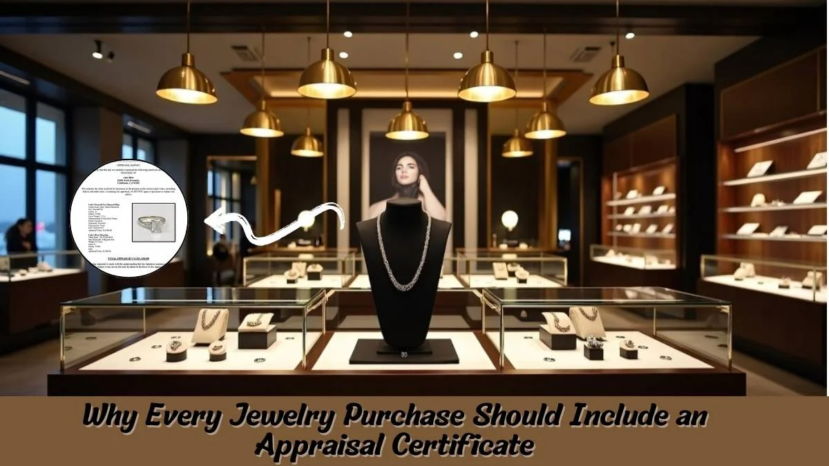 Why Every Jewelry Purchase Should Include an Appraisal Certificate