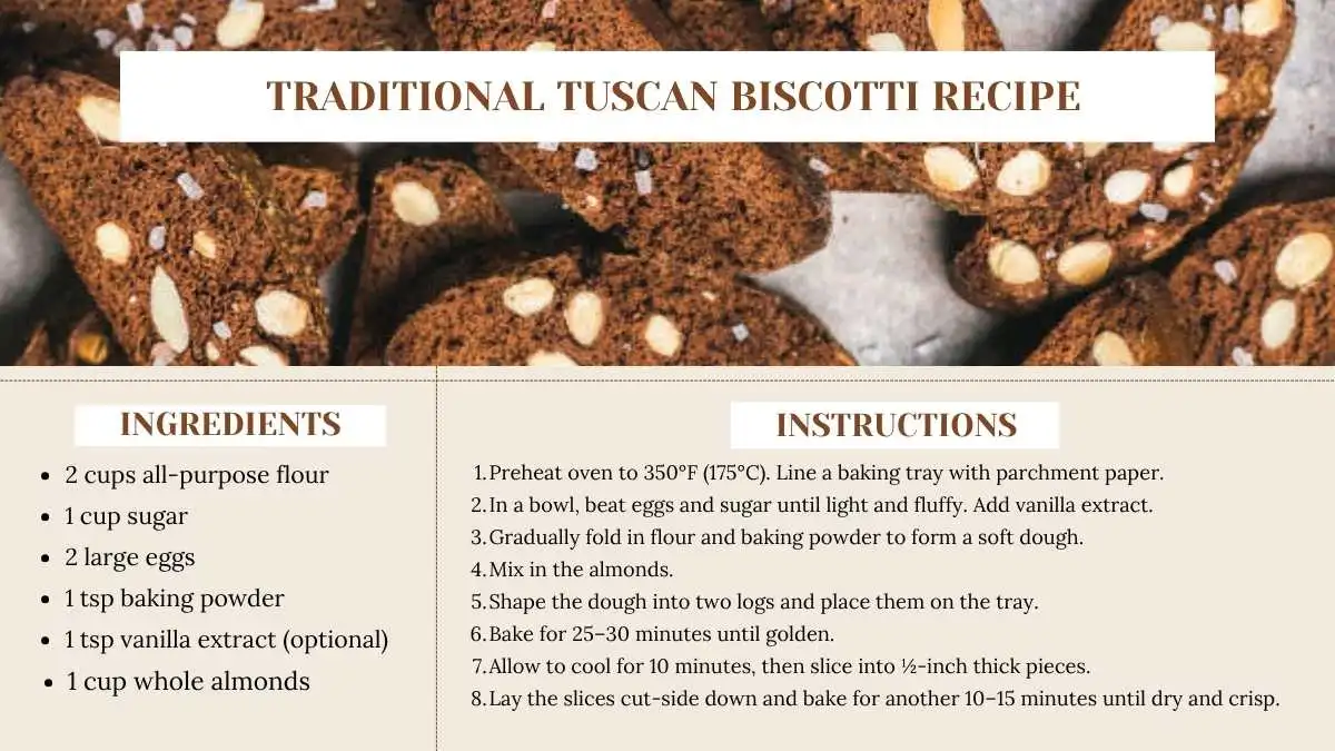 Бишкоти ди Прато: Traditional Tuscan Biscotti Recipe & History